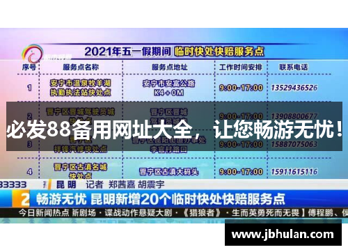 必发88备用网址大全，让您畅游无忧！